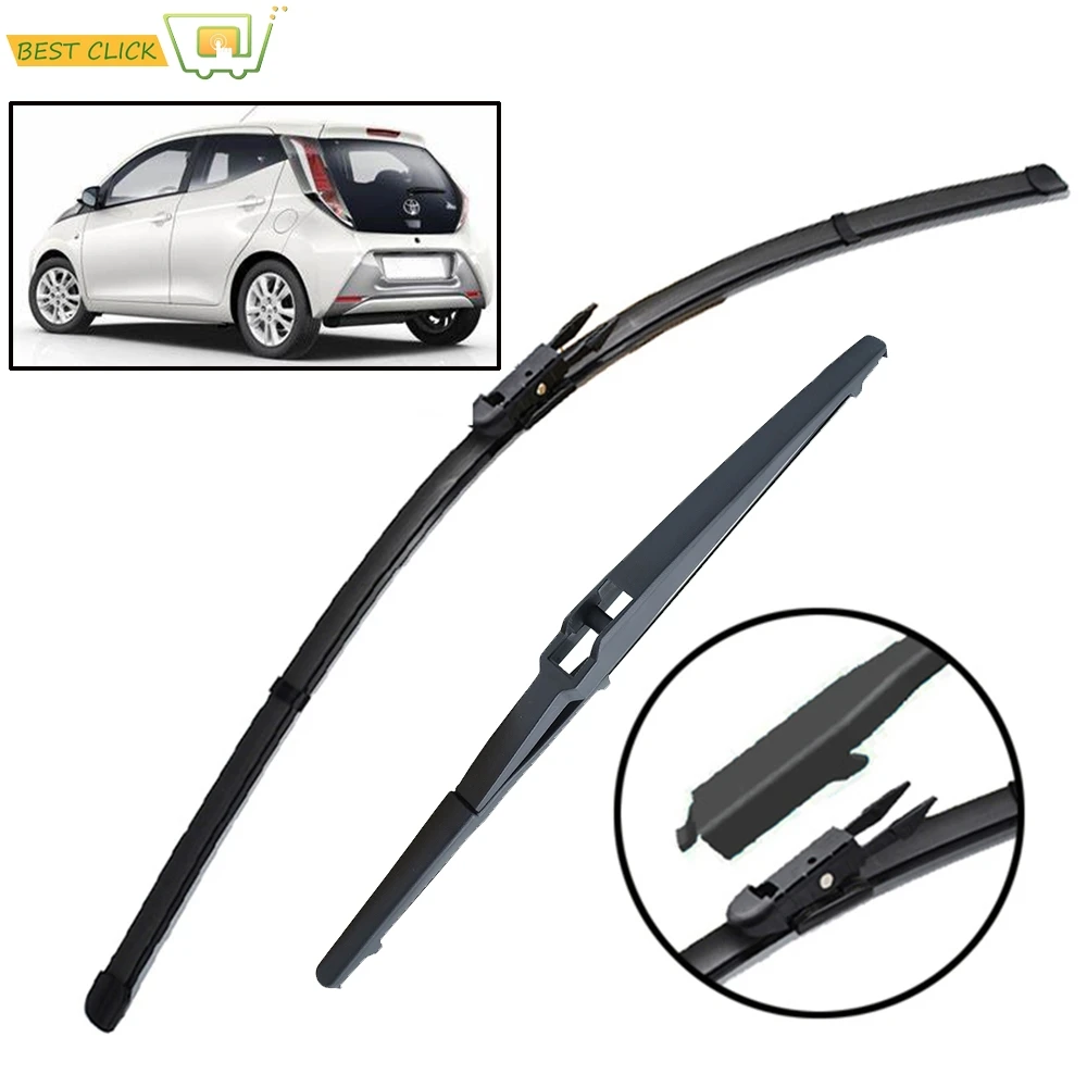 Misima Spazzole Tergicristallo Per Peugeot 108 Toyota Aygo 14 2015 2016 2017 2018 2019 2020 Anteriore Posteriore Finestra Per citroen C1 MK2