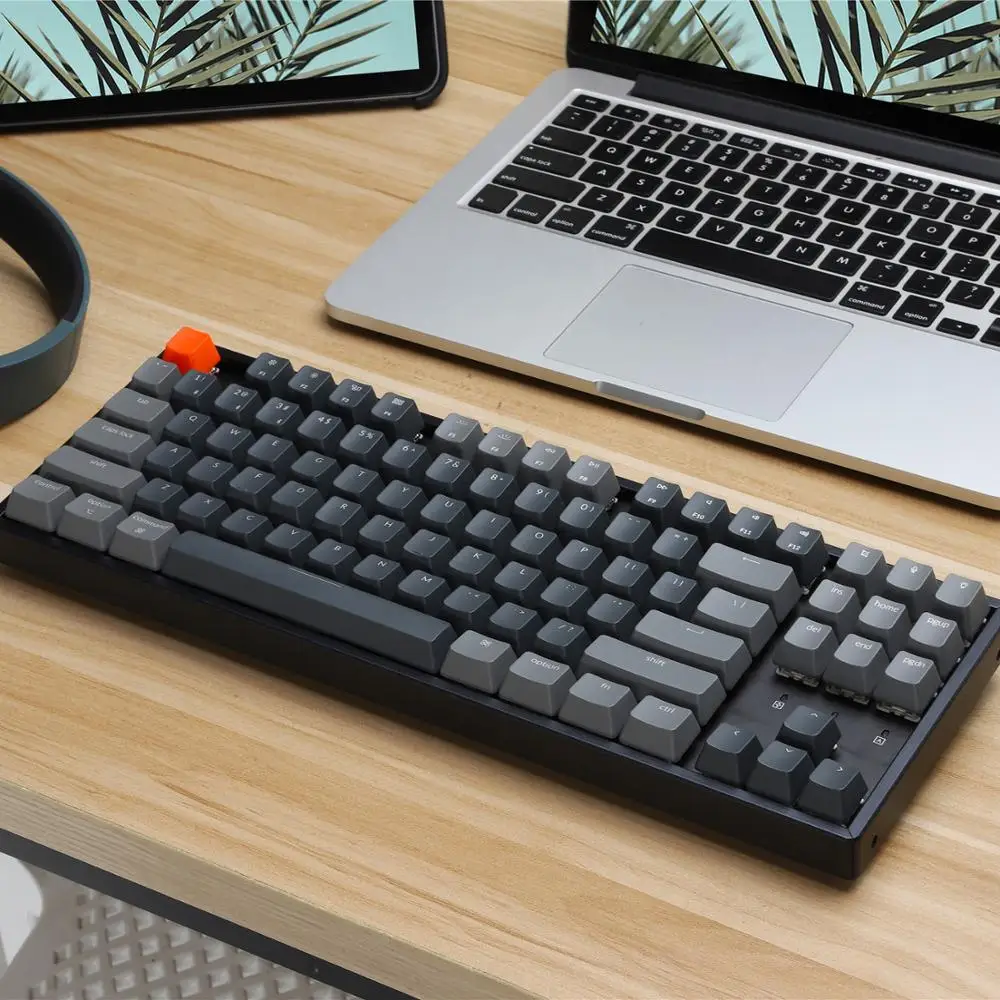 Keychron K8 J Wireless Bluetooth Mechanical Keyboard Gateron Hot-Swappable Switch RGB Backlight Aluminum Frame for Mac