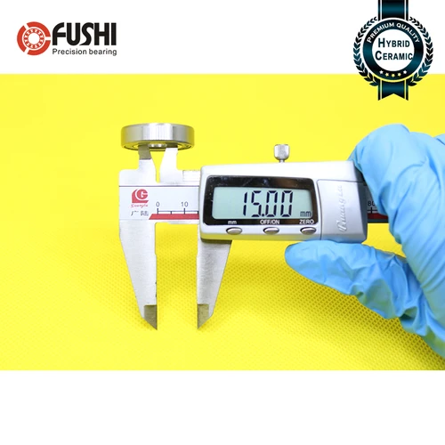 Imagen 2 del producto 6902 rodamiento cerámico híbrido 15*28*7mm (2 uds) soportes inferiores de bicicleta repuestos 6902RS Si3N4 rodamientos de bolas