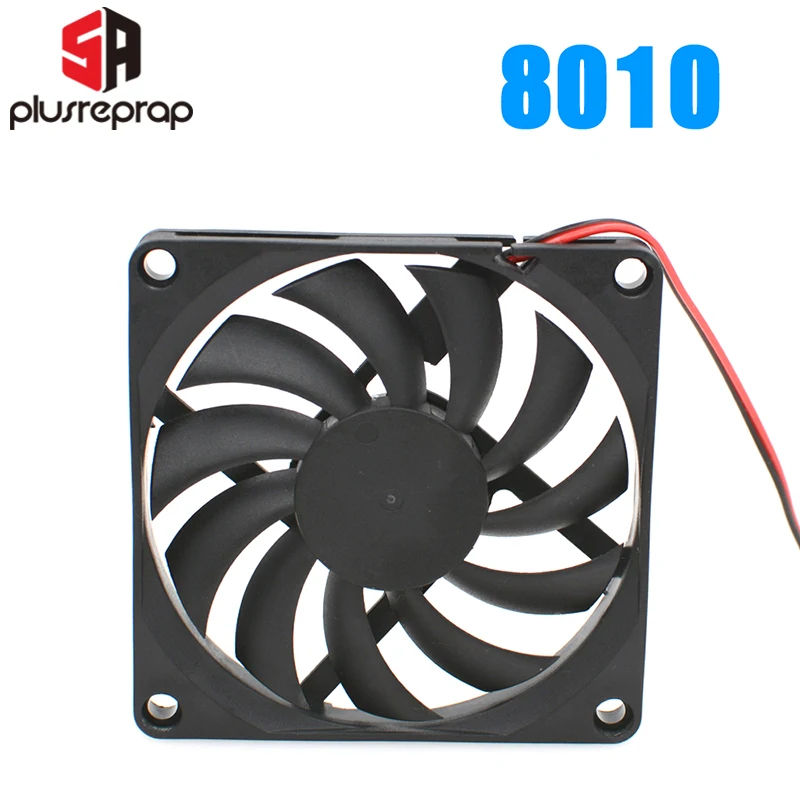 8010 12V 24V Cooling Fan Brushless for Reprap3D Printer Parts DC Cooler 80 x 80 x 10mm Plastic Fan