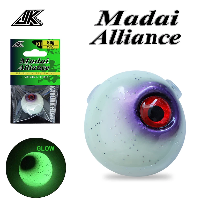 JK New Product 45G / 60g / 80g / 100g / 120g 150G Madai Alliace sliding mold Jig Jig Bait Red Snapper Sea Fishing Bait Boat