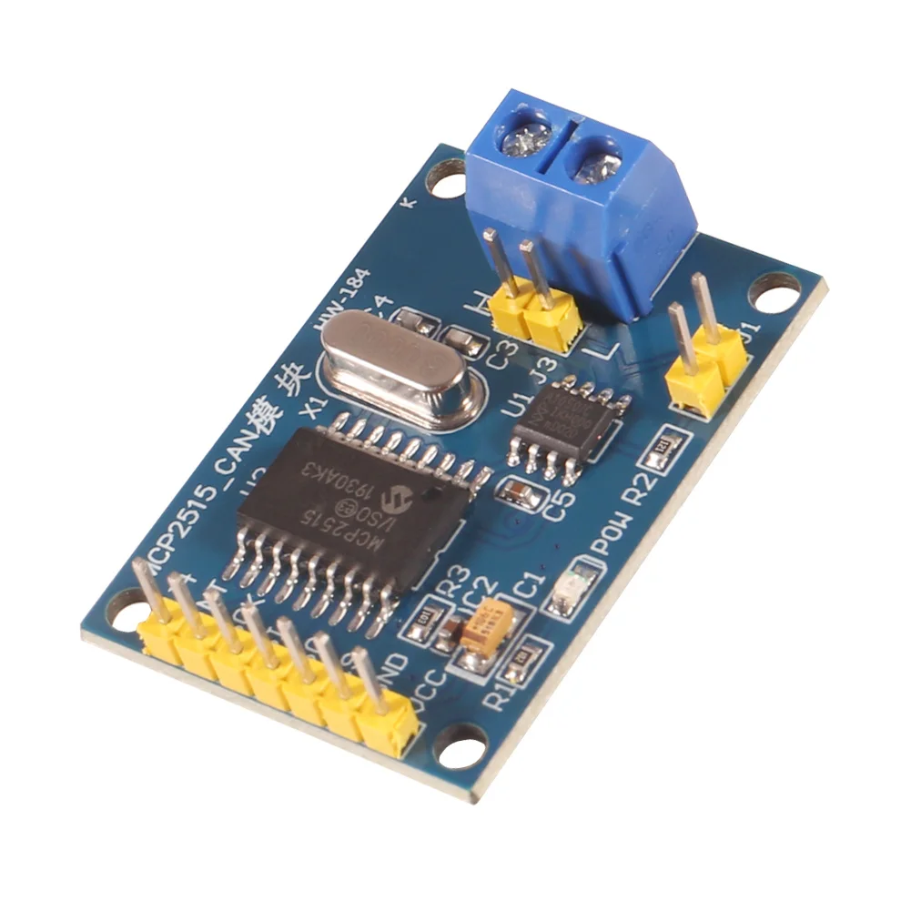 MCP2515 CAN Bus Driver โมดูล TJA1050 Receiver SPI สำหรับ51 MCU ARM Controller Interface สำหรับ Arduino ชุด DIY อิเล็กทรอนิกส์