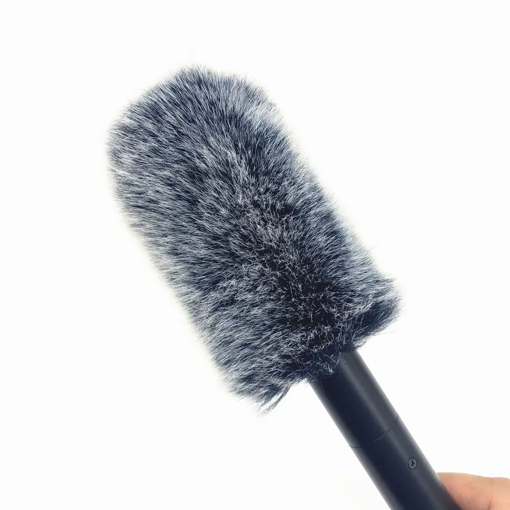 Blue Mantis Outdoor pelliccia artificiale vento microfono copertura Muff parabrezza manica scudo per Shure SM81 parabrezza gatto morto