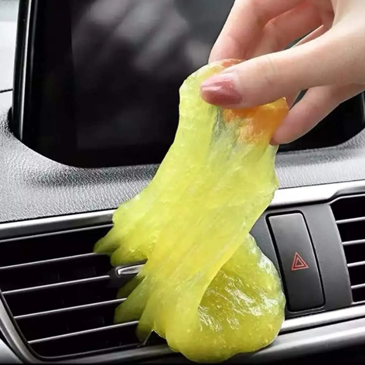 Gel de limpieza para Interior de coche, removedor de polvo mágico para ventilación de aire, limpiador de pegamento, barro plateado, teclado de