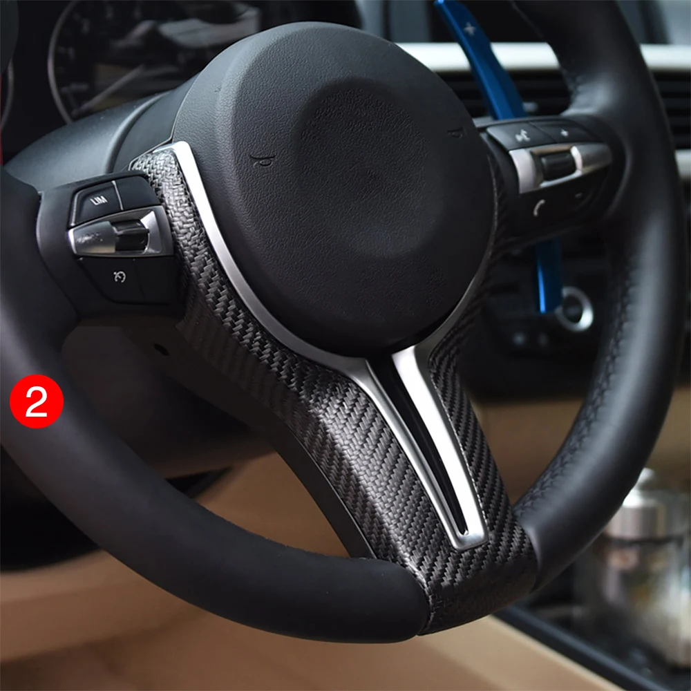 Car Steering Wheel Cover Kit Upgrade For Bmw F10 F30 F20 F48 F25 F32 Remote Cruise Control Speed Button Switch Shift Gear Paddle