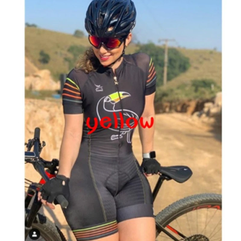 

2020 XAMA Pro Women Bike Triathlon Suit Short Cycling Clothing Skinsuit Sets Jumpsuit Macaquinho Ciclismo Feminino Maillot Mujer