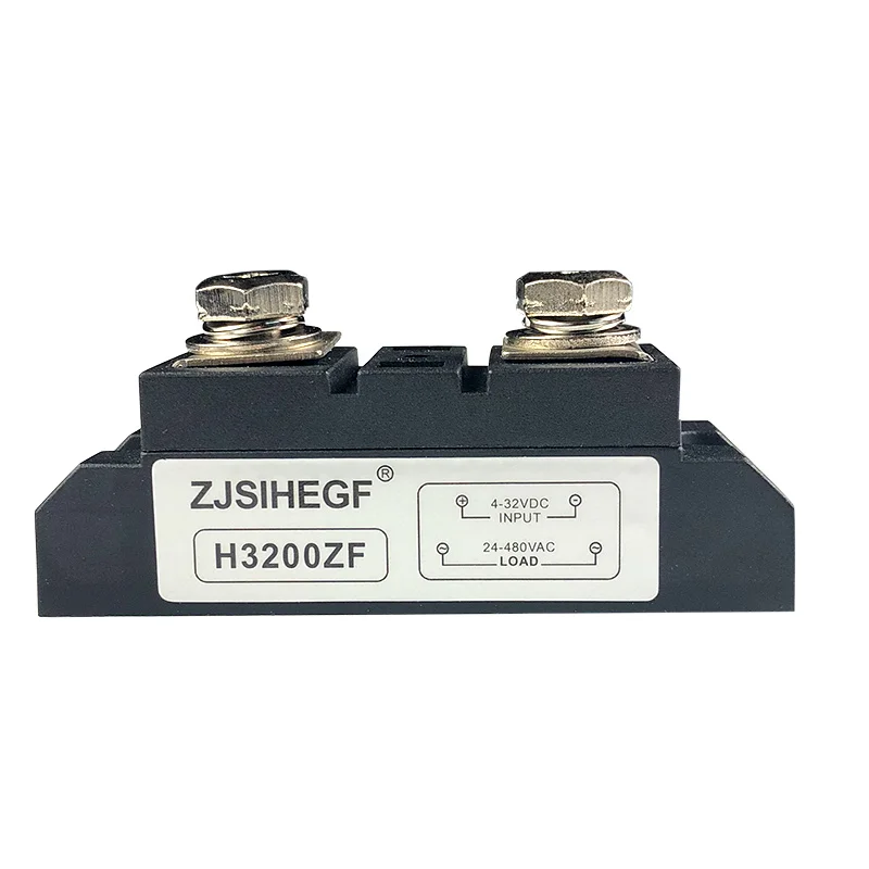 H3200ZF Solid State Relay DC to AC 200A Voltage Relay 3-32V DC to 24-680V AC SSR 200A for high voltage industrial controller