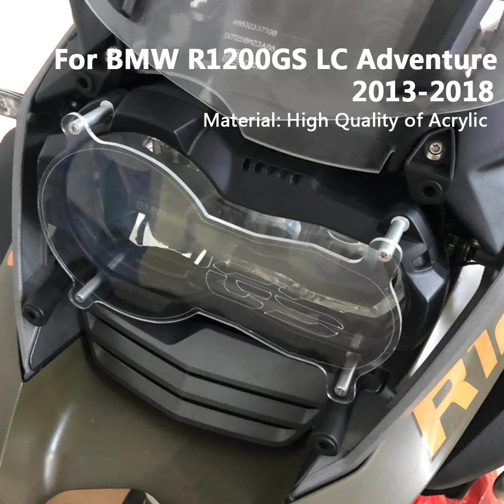 

Headlight Headlamp Protector Guard Cover Cap For BMW R1200 R 1200 GS 1200GS R1200GS LC Adventure ADV 2013-2018 Light Protection