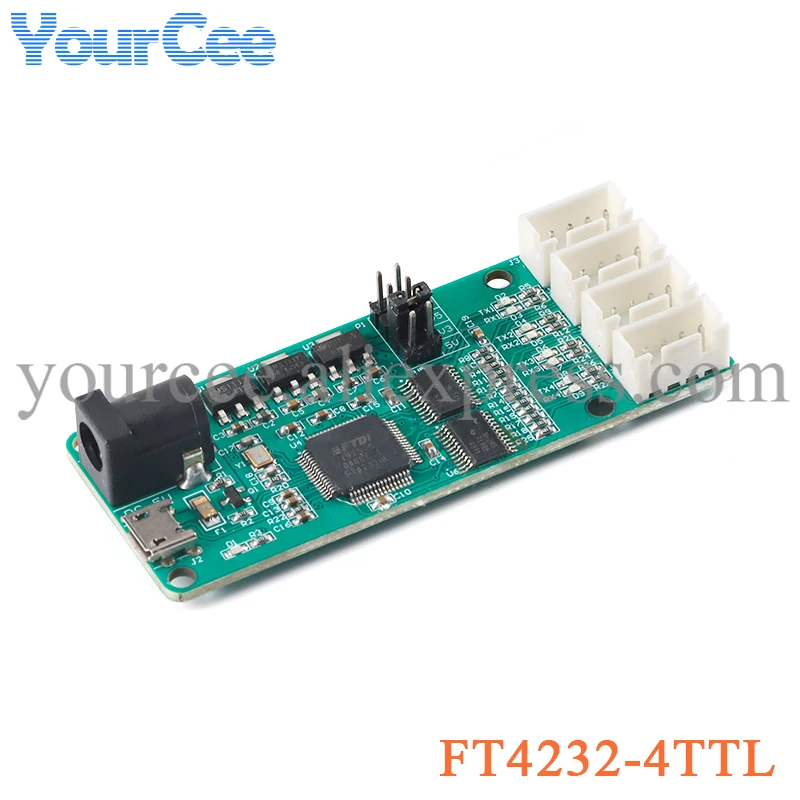 FT4232-4TTL USB to 4 Channel TTL USB to UART TTL FT4232HL FT4232 Module UART Serial Port Module XH2.54