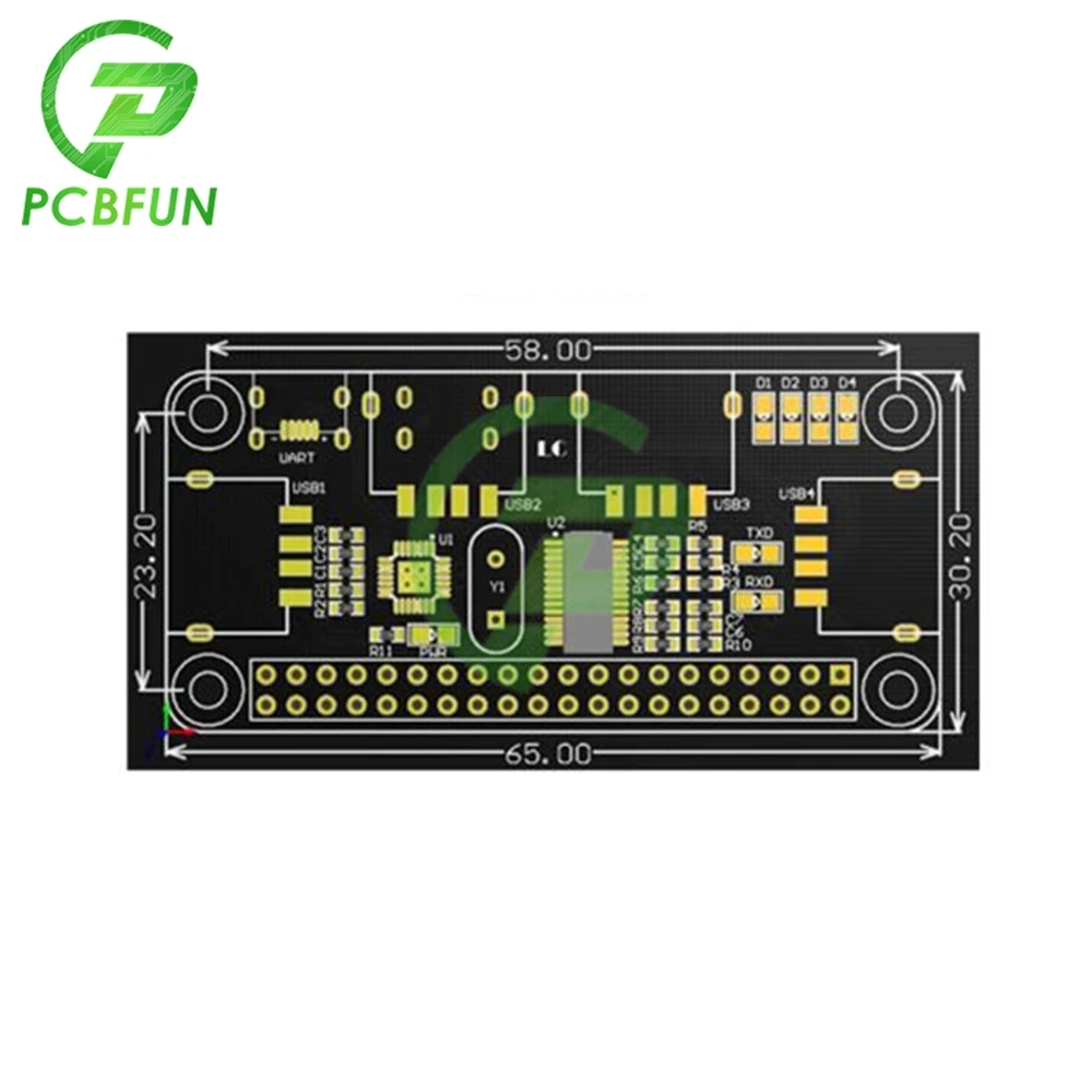 for Raspberry Pi USB Expansion Board HUB Hub for Raspberry Pi 4B/Zero W/3B+ USB to Ethernet RJ45 Network Port USB HUB Splitter