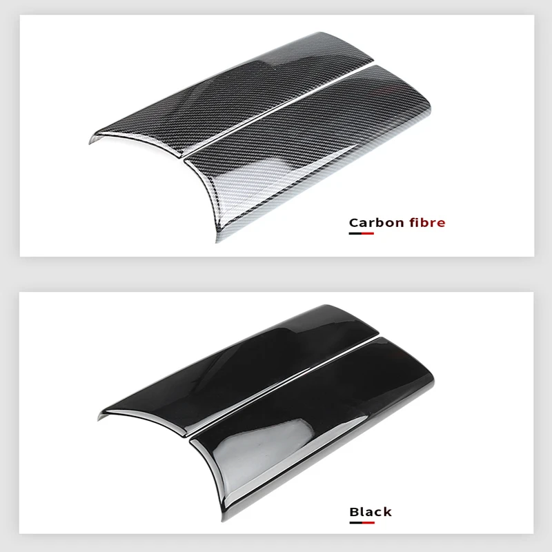 Accessories For Mercedes Benz C E Class W205 W213 GLC X253 Car Interior Stowing Tidying Armrest box Panel Stickers Cover Trim