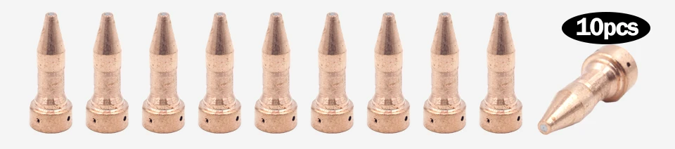 33366XL Verlängerte Elektrode für Esab PT-23 PT-27 PT23 PT27 Plasmaschneidbrenner-Verbrauchsmaterial PKG/10 – Detail 4