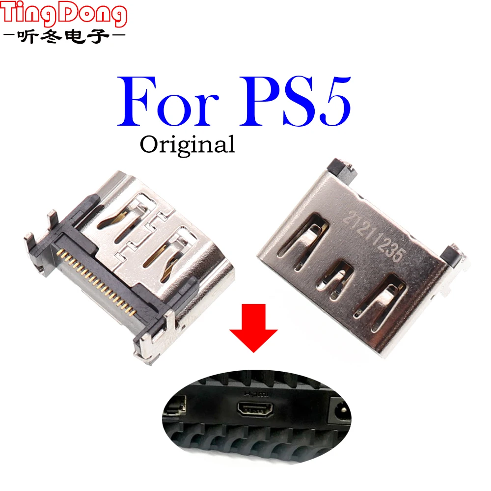For Sony PS5 Play-Station 4 PS4 Slim 4000 For PS4 Pro Slim HDMI Jack Port Socket Interface Connector replacement
