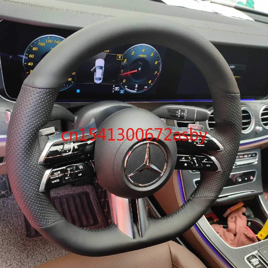 

Для Mercedes-Benz E300L E260 A200 B260 C260L кожа «сделай сам» Специальный универсальный чехол рулевого колеса автомобиля