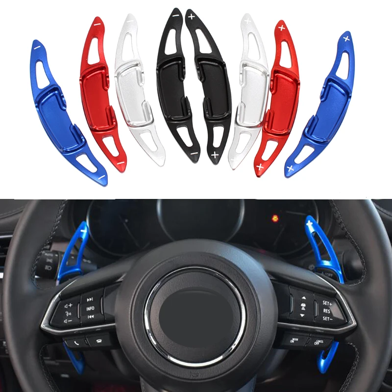 

Для Mazda 3 6 CX-4 CX4 2013 CX5 CX-5 2016 2017 2018 и Atenza Axela 2014-2018 автомобильный рычаг переключения рулевого колеса