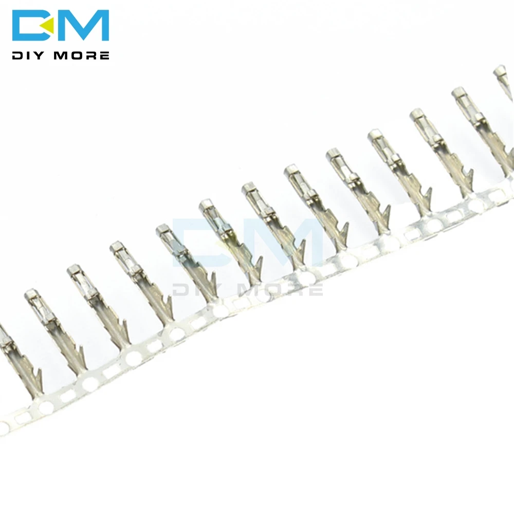 100PCS 2.54mm Dupont Jumper Wire Cable Housing Female Pin Connector Terminal