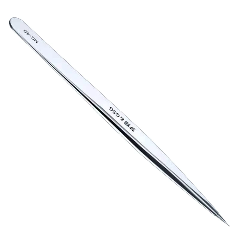 MG-4D Anti Magnetic Adsorption 4D Tweezers Hand Grinding Precision Repair Tweezers Mainboard Flywire Chip IC Maintenance Work