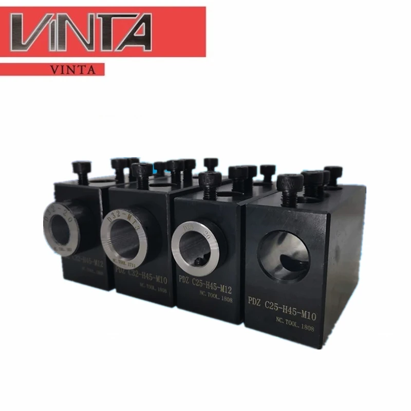 Sieg Mini Lathes Accessories Lathe Tool Holder Turning Rotatable Lathe PDZ-C25-H50-M10-50 Clamp row punching PDZ-C25-H45-M10-50