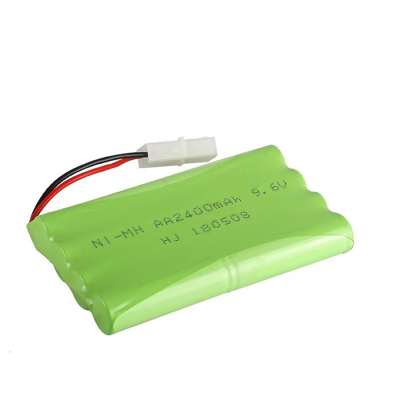 ( H Model ) 9.6v 2400mah NiMH Battery For Rc toy Car Tanks Trains Robot Boat Gun Ni-MH AA 700mah 9.6v Rechargeable Battery 1Pcs