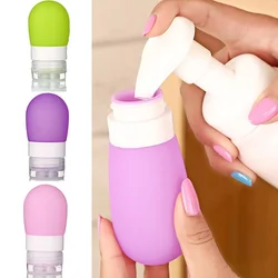 Portable travel bottle Silicone Travel Bottles Cosmetics Shampoo Container Candy Color travel Accessories