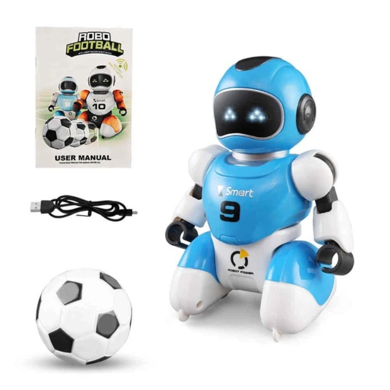 1set 2pcs robot  RC Soccer Robot Electric Dancing football Simulation Robots Programable Educational parent-child play game toy