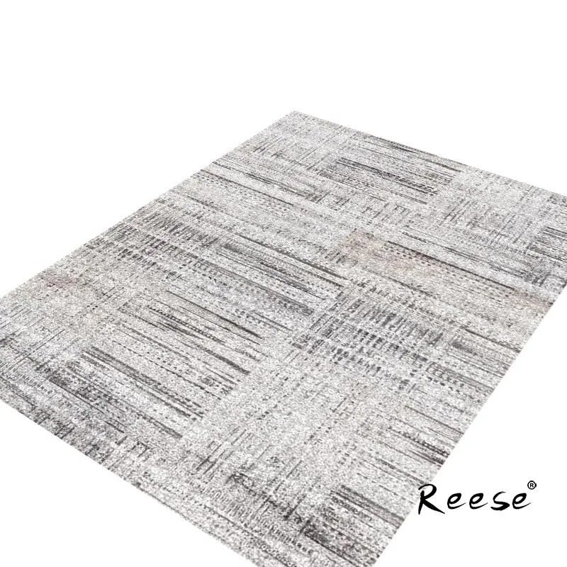 Reese Thicken Fluffy Area Rug Large Black And White Stripes Carpet In Living Room No Fade Customizable Washable Anti Slip Bottom