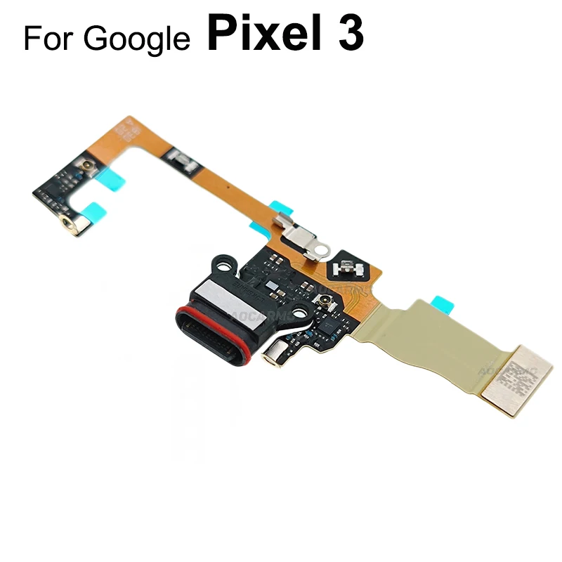 Aocarmo USB Charging Dock Charger Port Flex Cable For Google Pixel 3 / 3XL Replacement Parts