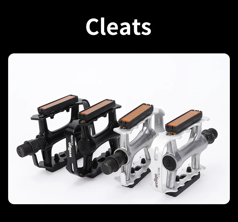 WELLGO M248 Mountainbike Pedal Rennrad Fixed Gear DU Lager Rutschfeste Ultraleichte Pedal Pedal Gewinde Fahrrad Zubehör – Detail 8