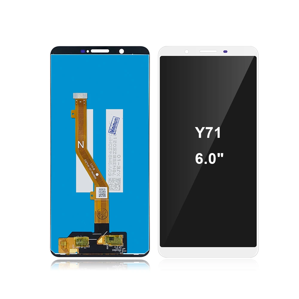 شاشة LCD تعمل باللمس محول الأرقام الجمعية استبدال أجزاء ، يناسب فيفو Y71 ، Y71i ، Y71A ، 1724 ، 1801i ، 1801 ، 6.0"