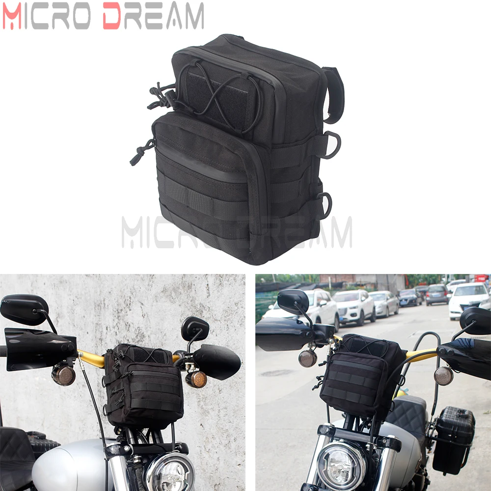 

Motorcycle Tool Bags Storage Travel Pouch Front Luggage Bag For Harley Sportster Touring Softail Dyna Road King Sissy Bar Bags