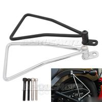 Motorcycle Saddlebag Support Bars Mount Bracket For Harley Sportster XL883 XL1200 Blackline FXS Dyna Street Bob Fatboy