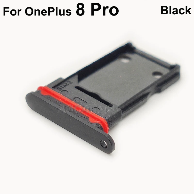 Aocarmo For OnePlus 8 Pro 1+8 Pro Sim Card SIM Tray Slot Holder Repair For OnePlus8 Pro Replacement Parts