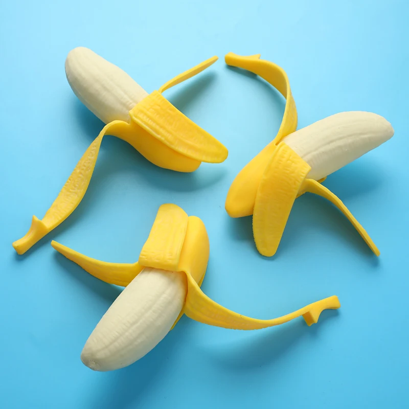 1pc Banana Toys Squeeze Antistress Novelty Toy Stress Relief Venting Joking Decompression Funny Toys