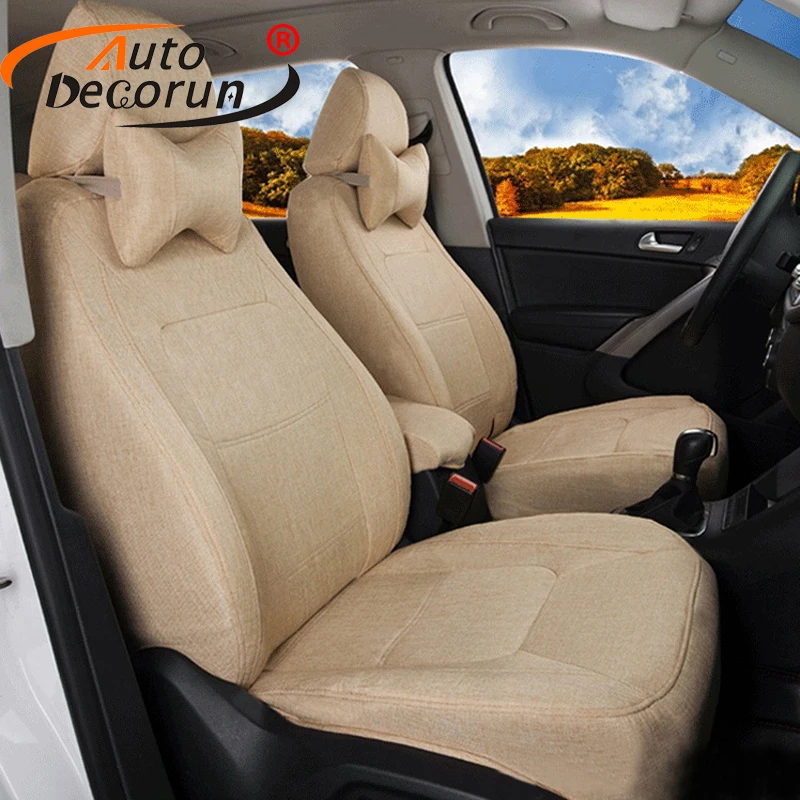 AutoDecorun Seat Cover Flat for Peugeot 607 Car Seat Covers Sets for Cars Seats Support Auto Cushion Protect Styling Accessories