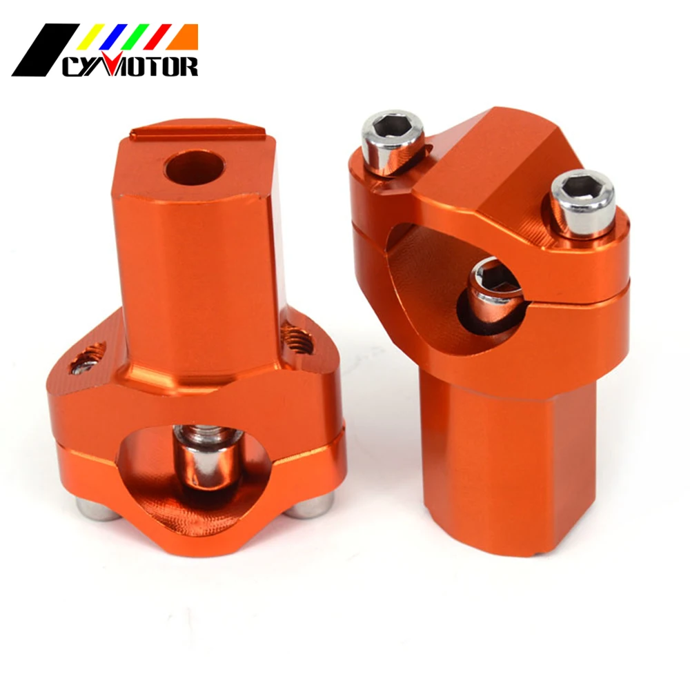 Motorcycle Higher 28MM Handlebar Clamp Risers Bar Mount Clamp For KTM SX SX-F XC-W XCF-W EXC-F 125 150 200 250 300 350 400