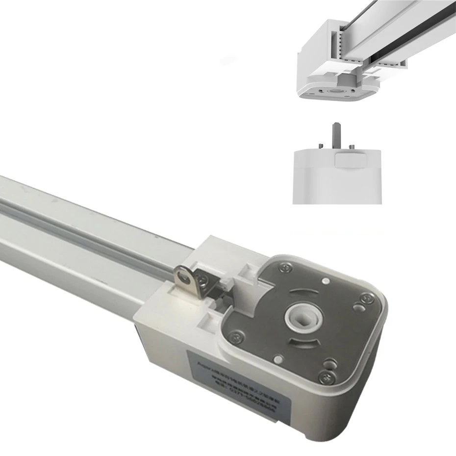 Binari per tende in metallo pesante binari per tende nascosti sistema di tendaggi Wifi, motore per tende con binari fai-da-te