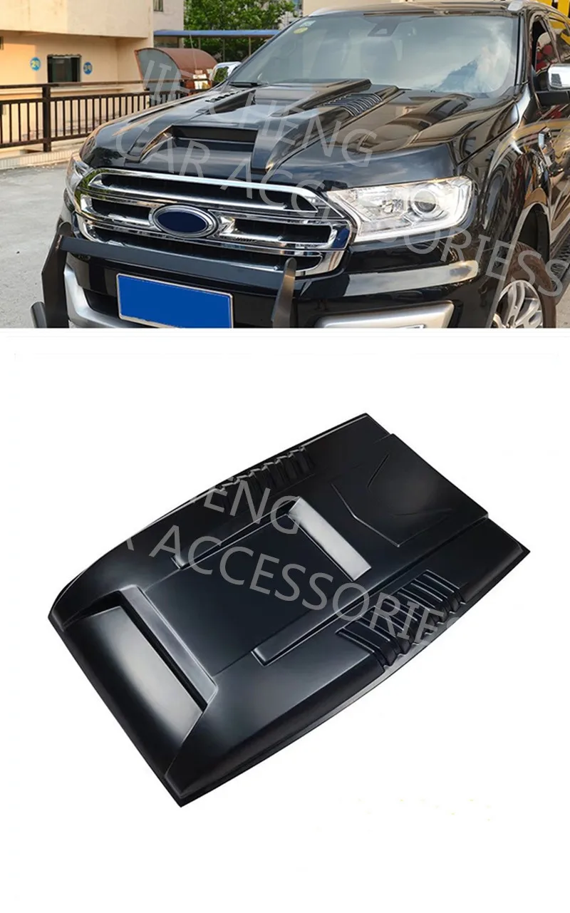 

Front Engine Bonnet Scoop Hood Cover For Ford Everest Endeavour Ranger T6 T7 T8 2012 2013 2014 2015-2021 Xl Xlt Wildtrak Mk3