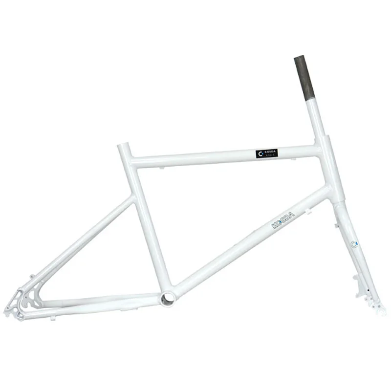 Ultralight Bicycle Frame, Aluminum Alloy Frame with Front Fork, High-Carbon Steel, Road Bike Frameset Parts 451, 20 Inch