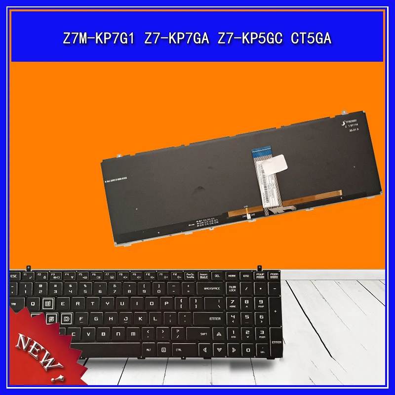 

Laptop Keyboard For Hasee Z7M-KP7G1 Z7-KP7GA Z7-KP5GC CT5GA Notebook Replace Keyboard