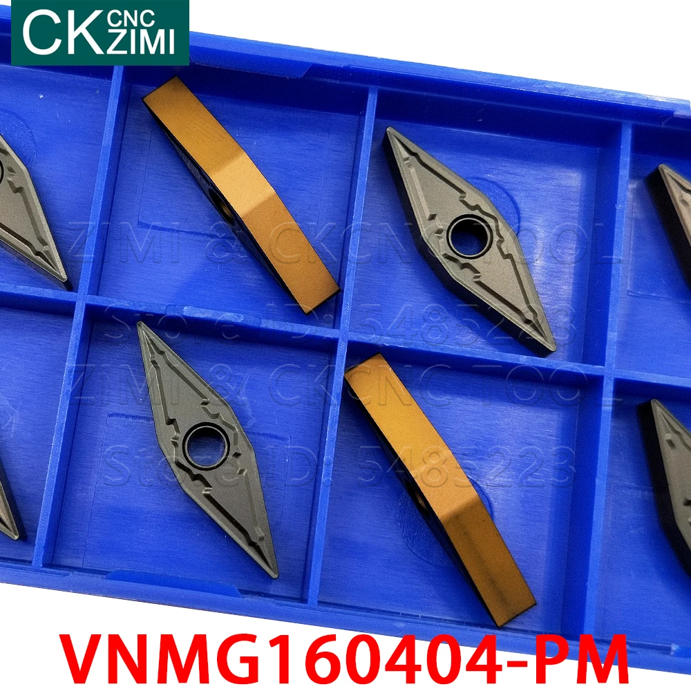 VNMG160404-PM vnmg 160404 pm超硬インサート切削工具旋削インサートcnc金属旋盤機械ツール鋼と鋳鉄