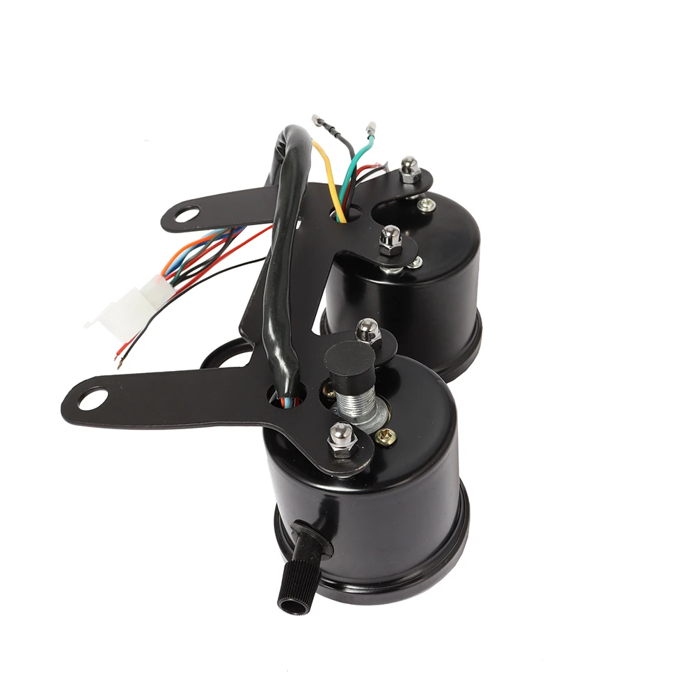 Picture 5: 2 in 1 Motorcycle Odometer Speedometer Tachometer Modified LED Speed Meter Gauge Motorbike Odometer Universal For Cafe Racer
