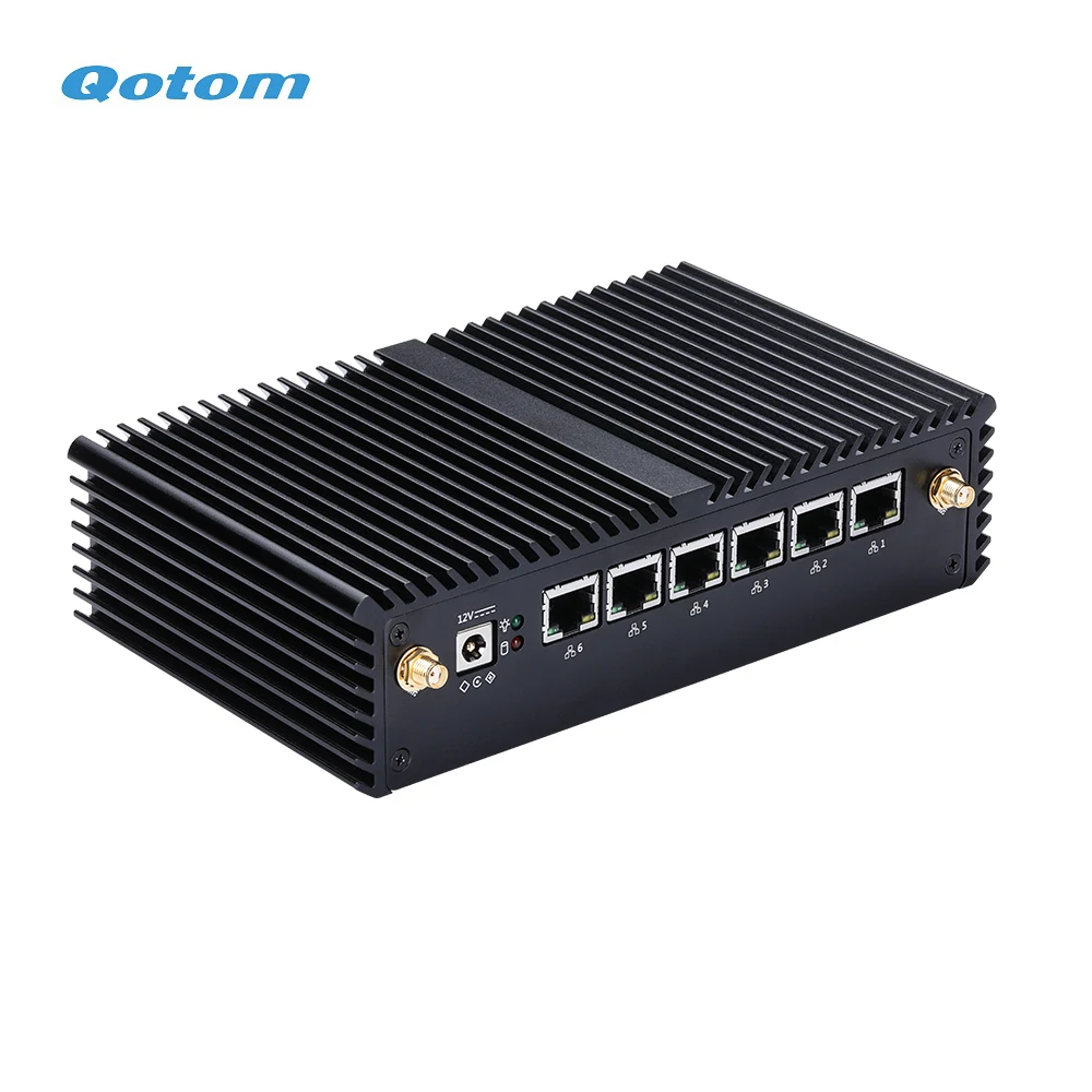 Imagem -03 - Qotom-soft Firewall Router Mini pc 6x Intel 1g Lan Core I37100u Ram Ddr4 Ssd Msata Wi-fi