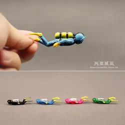 Miniature Ocean Diving Diver Action Figure Sea Animal Model Humpback Whale Shark Dolphin Ocean World Marine Fishes Figurine Toys