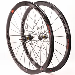 700C 40mm fixed gear wheelset track bicycle carbon HUB wheelset alloy rim  Anti-cursor