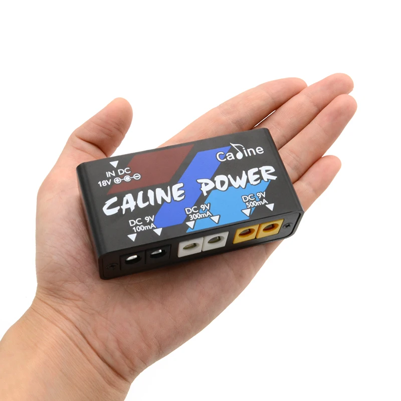 Caline CP-02 Mini Multiple Outputs Guitar pedal Power Supply 9V Output with Adapter and 6pcs Cable