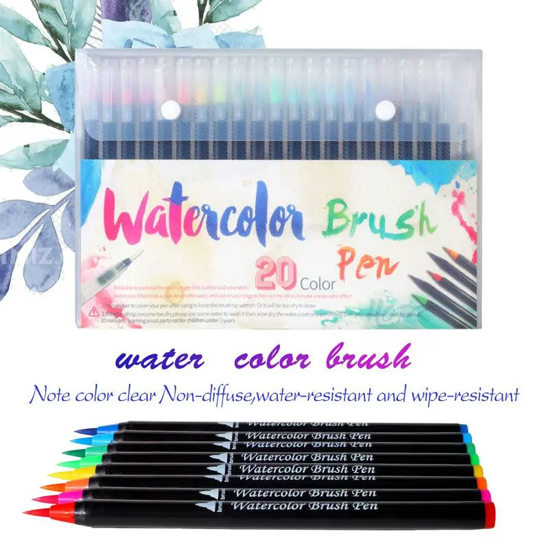 12//20/72 farbe Aquarell Pinsel Stifte Kunst Marker für Zeichnung Scrapbooking Schriftzug Manga Kalligraphie Skizzieren Schule Liefert