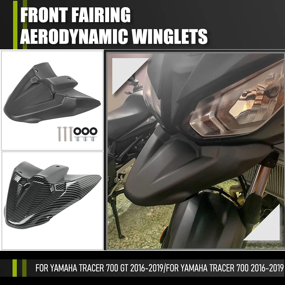 

Motor Front Fender Beak Extension Nose Cone Extender Cover Cowl for Yamaha MT-07 Tracer 700 2016-2019 Tracer700 GT Accessories