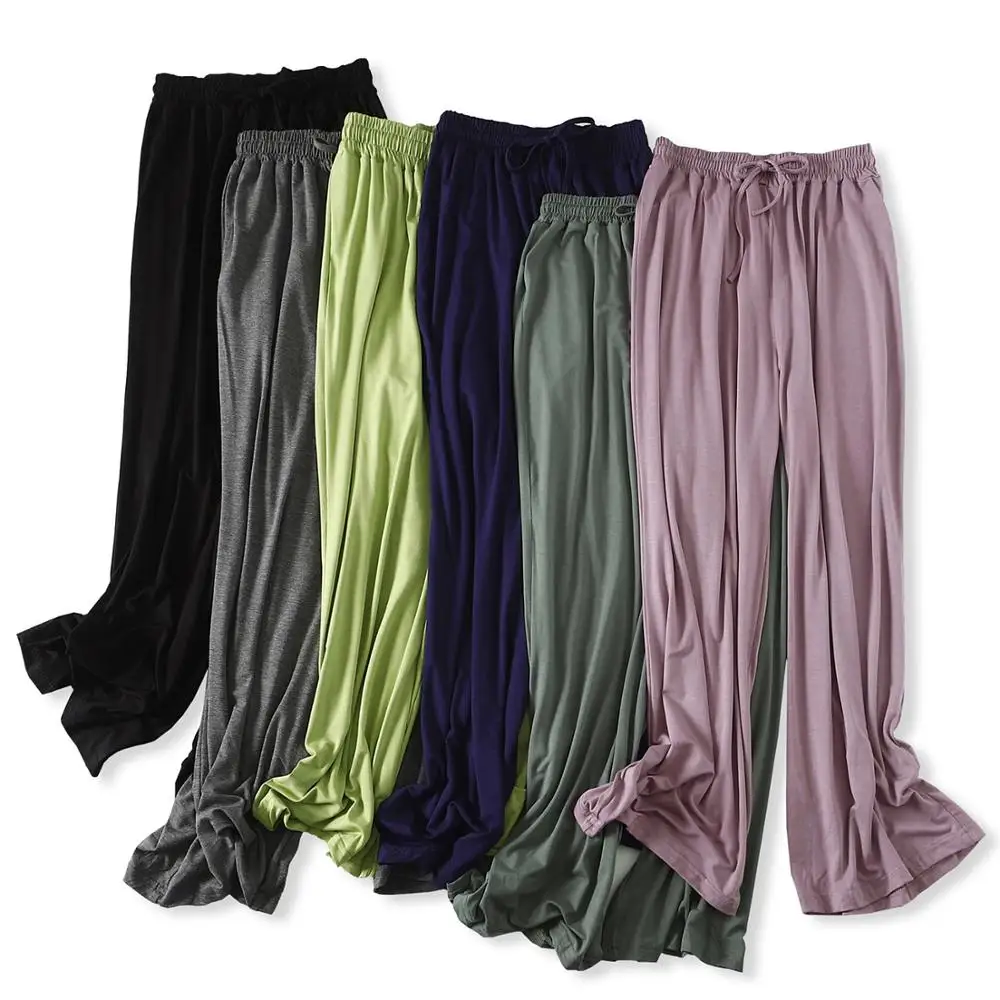 Pantalones de pijama holgados para mujer, ropa de estar por casa, varios colores, primavera y otoño, gran oferta