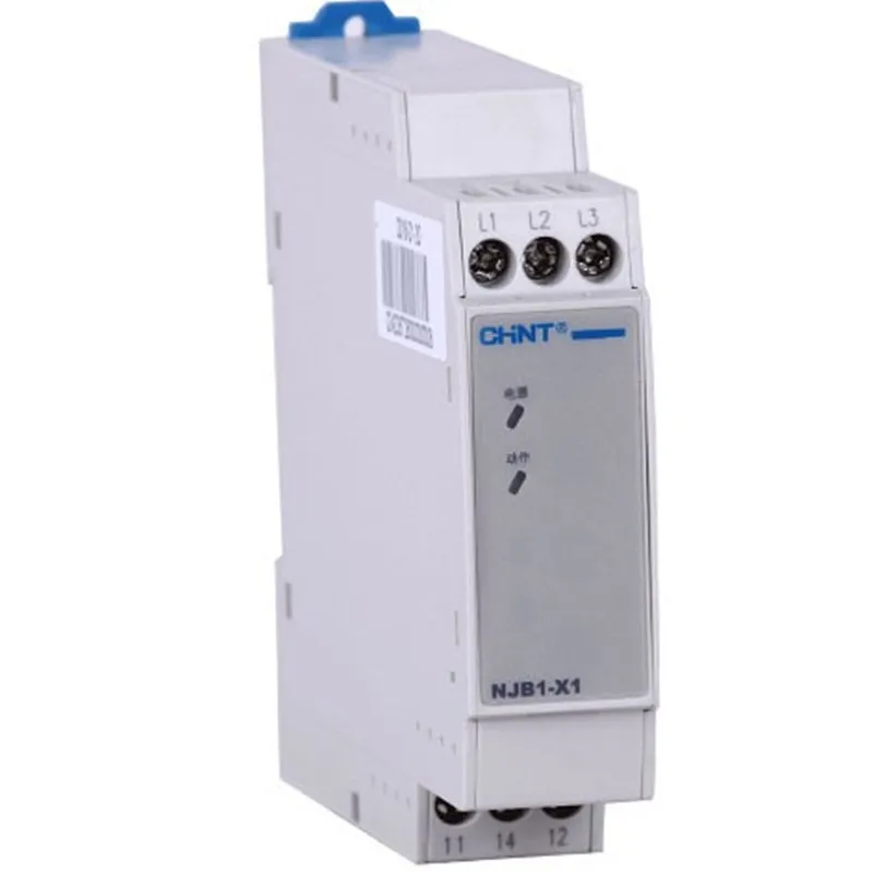 

CHINT NJB1-X Three Phase AC Voltage Monitoring Relay Phase Sequence, Phase Failure Unbalance Protection Elements NJB1-X1