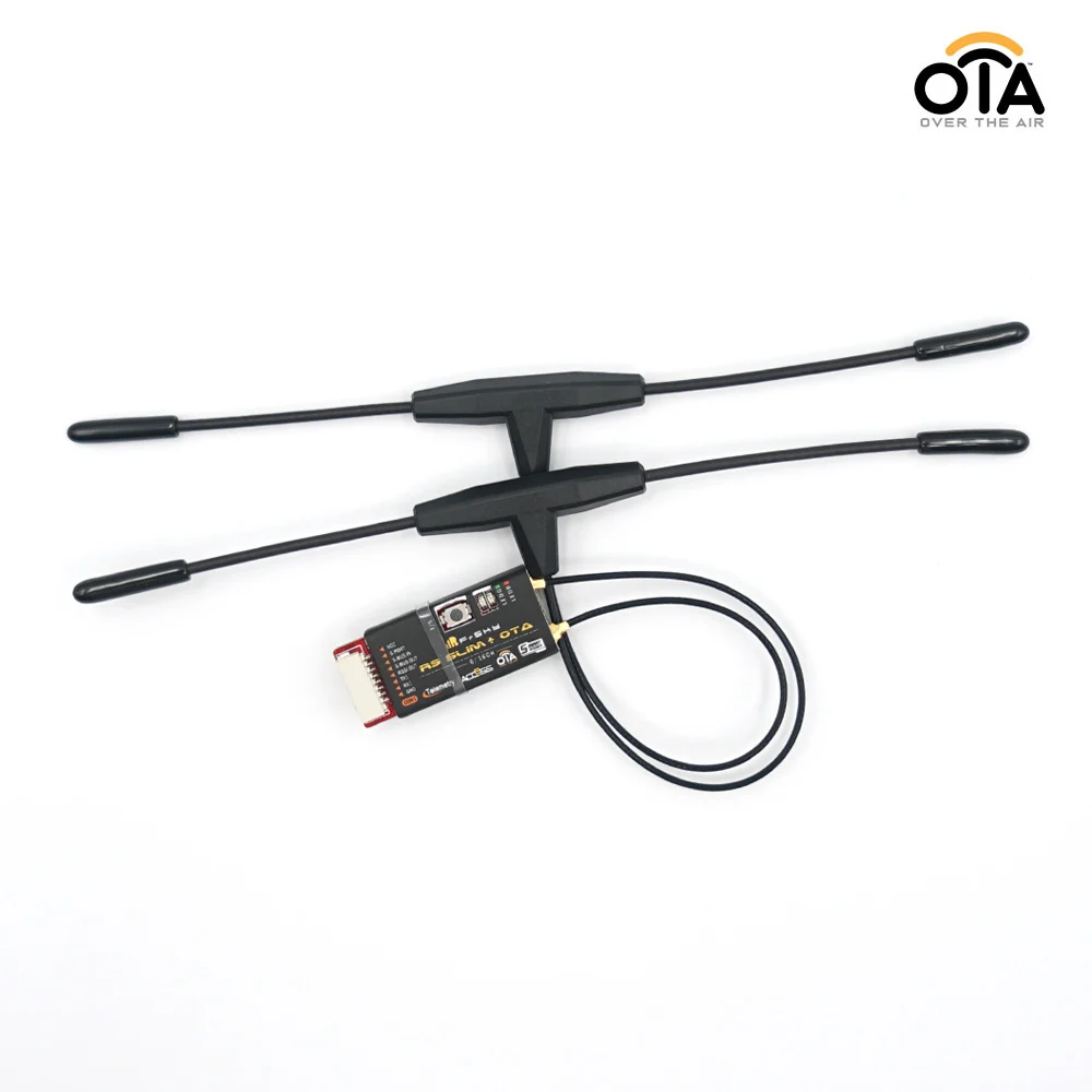 FrSky R9 Slim+OTA Receiver ACCESS 900MHz Long Range 6 PWM outputs with Dual T Antennas